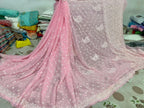 Georgette Sarees with resham keel work