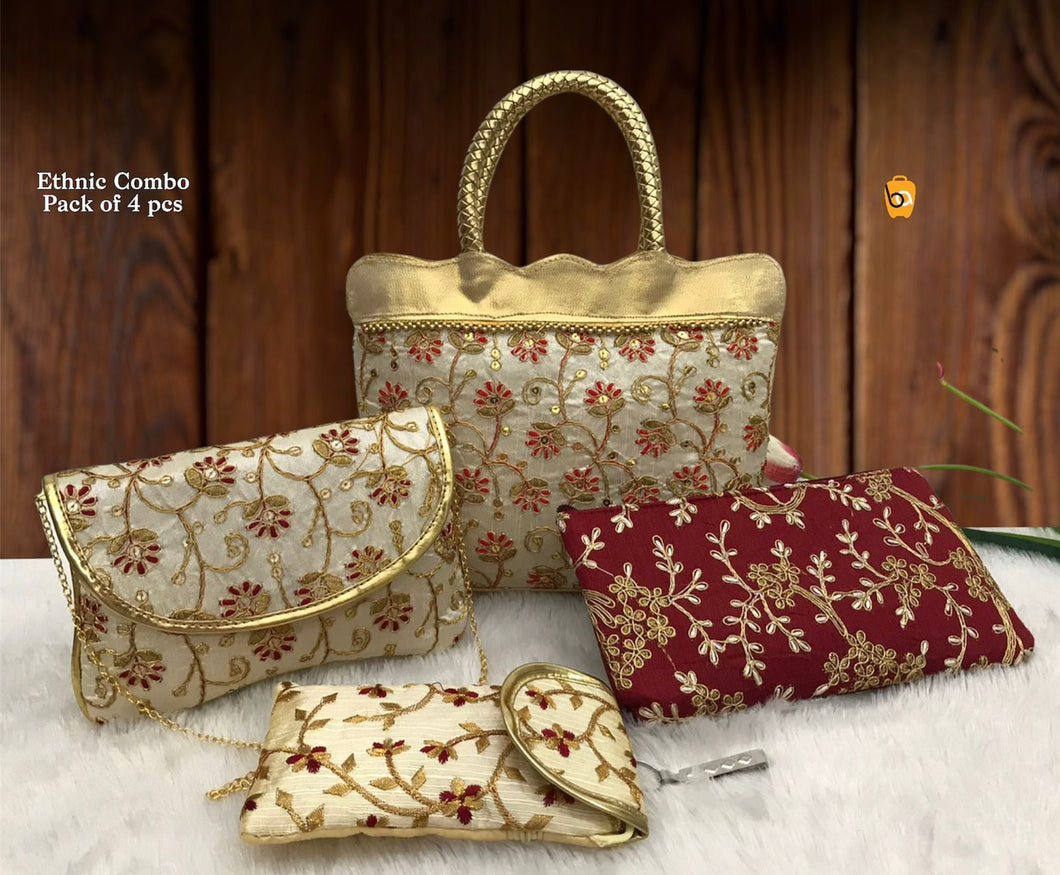 Women 3 Piece Handbag Combo Set – Craft Bazaar