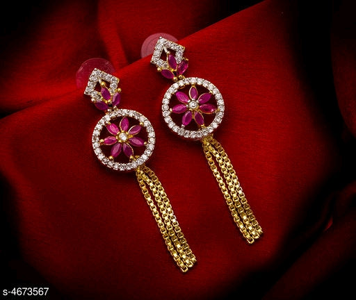 Trendy Gold Plated Women's Earrings M10
