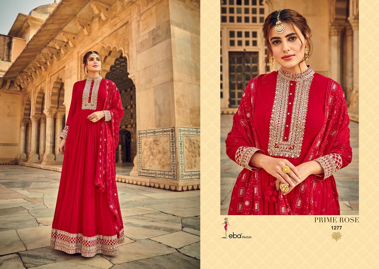 Georgette Embroidery Gown with Dupatta