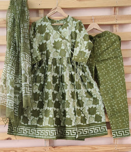 Angrakha Style Organic Cotton Suits