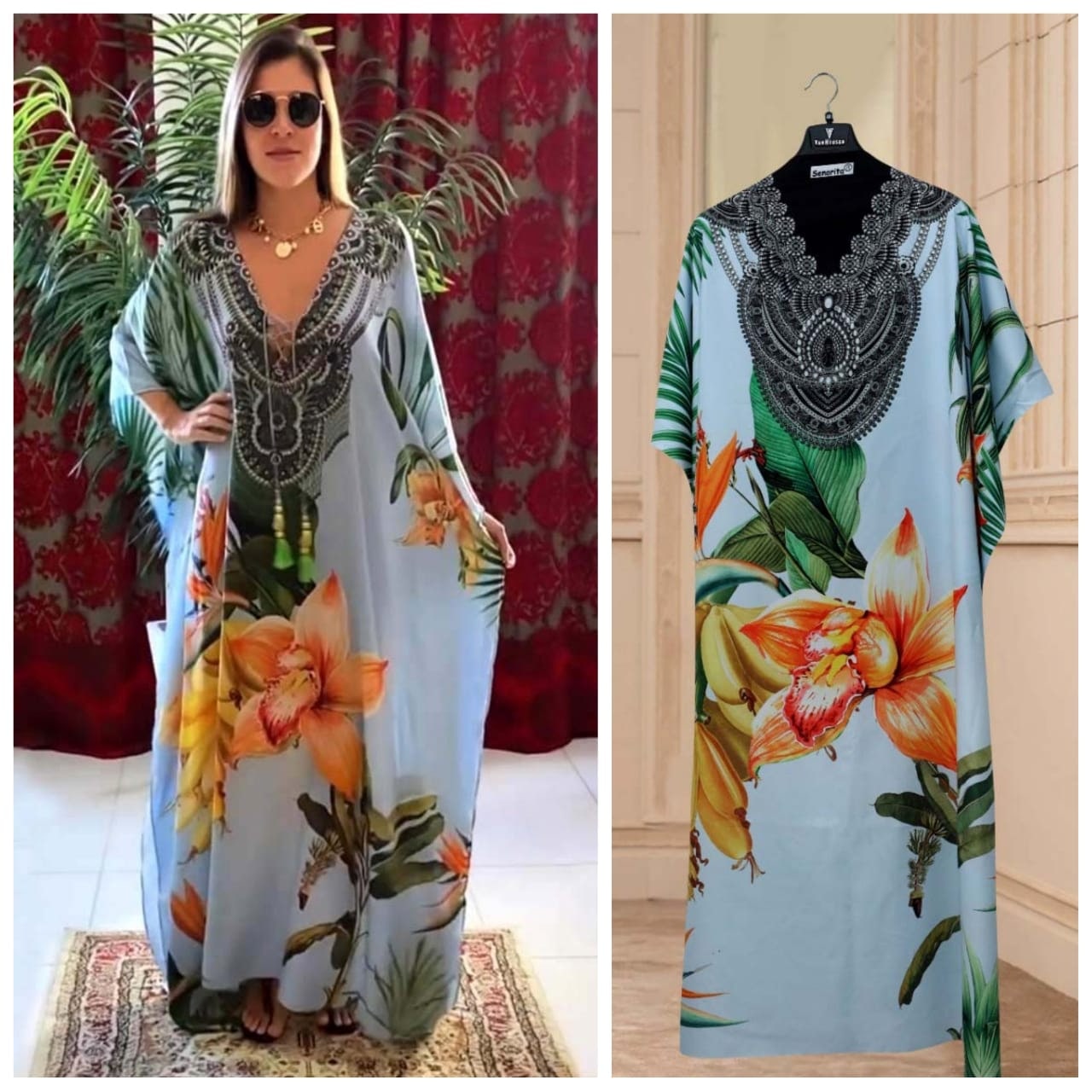 Beautiful Crepe Kaftans