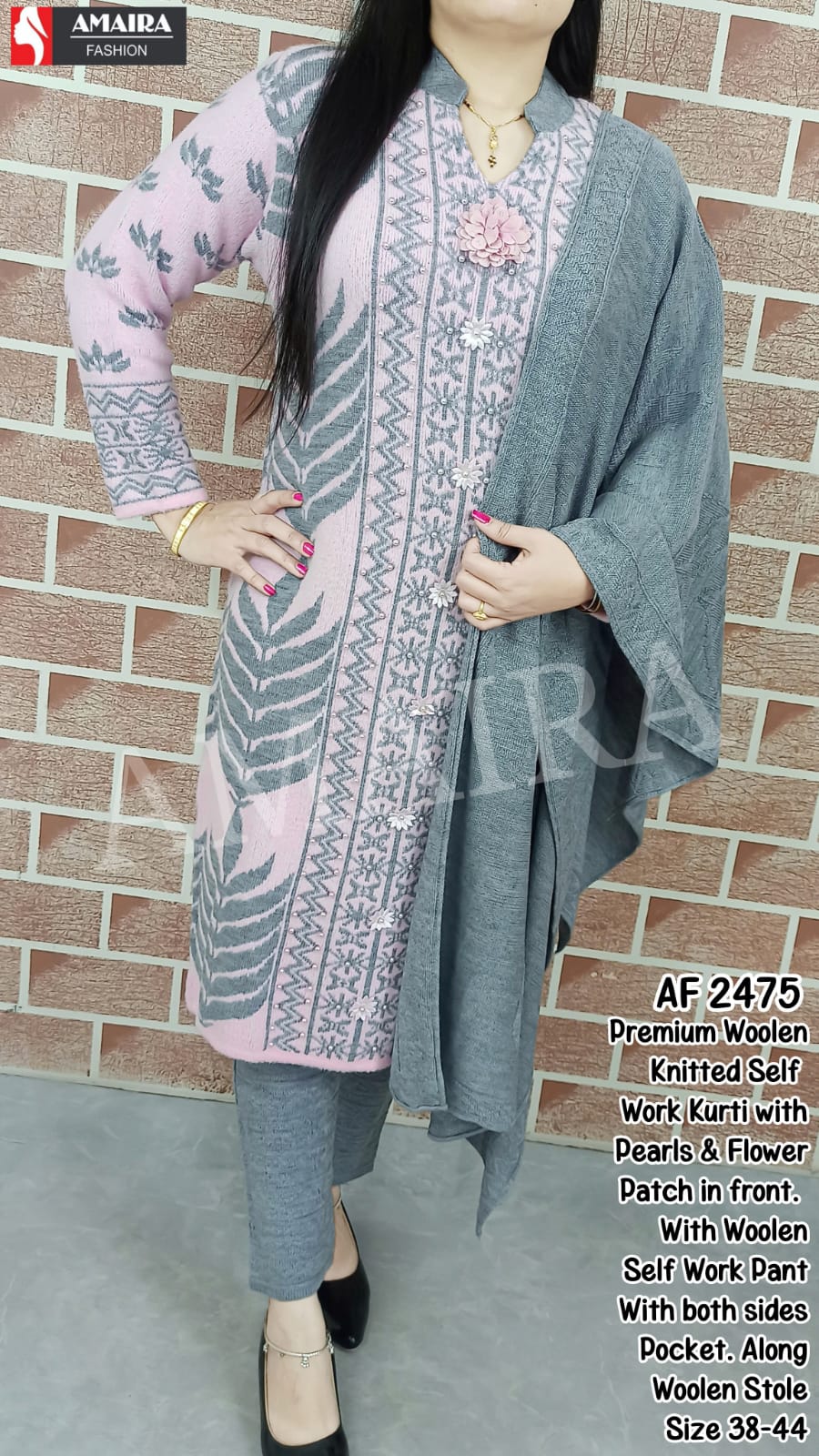 Premium Woolen/Velvet Kurti Pant Dupatta