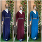 Pleated Long Dress