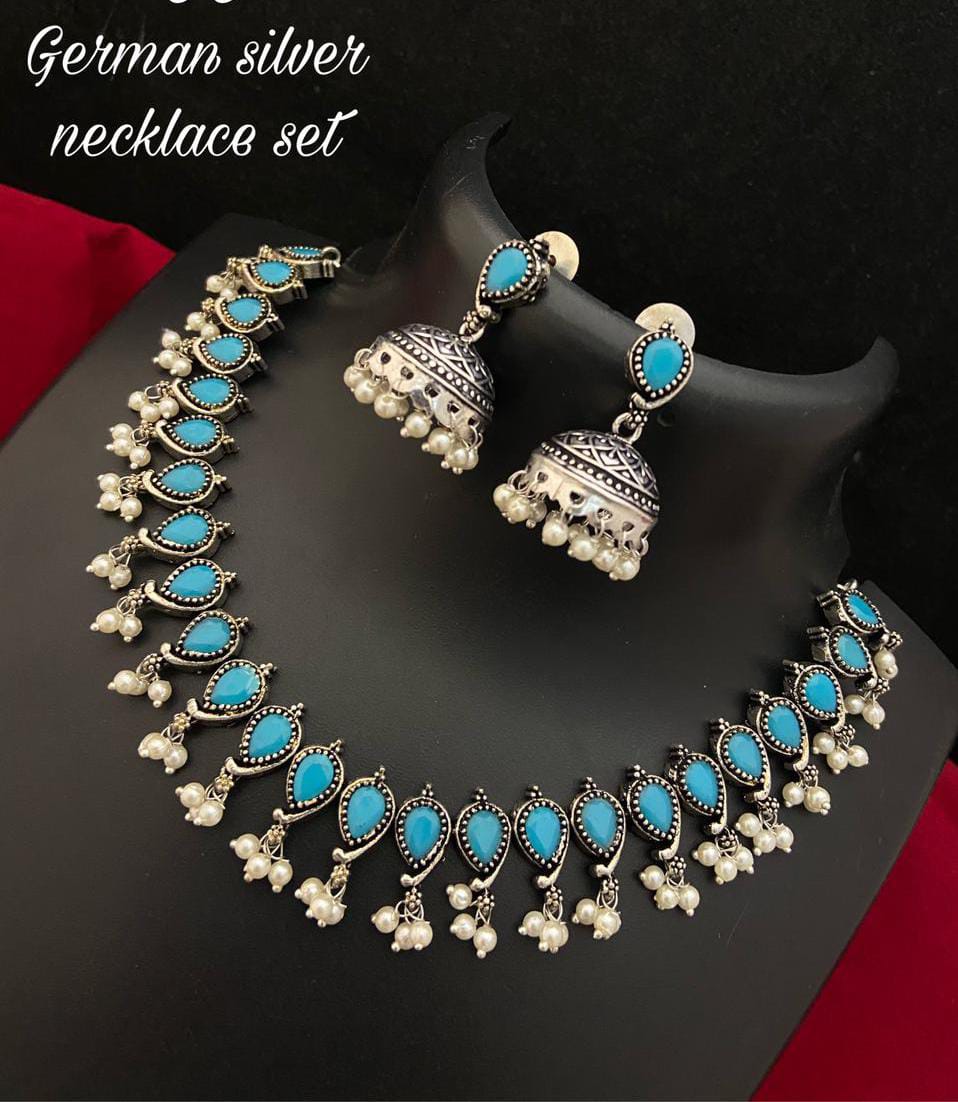 German Silver Jewelry Sets – Handicrafts Galleria
