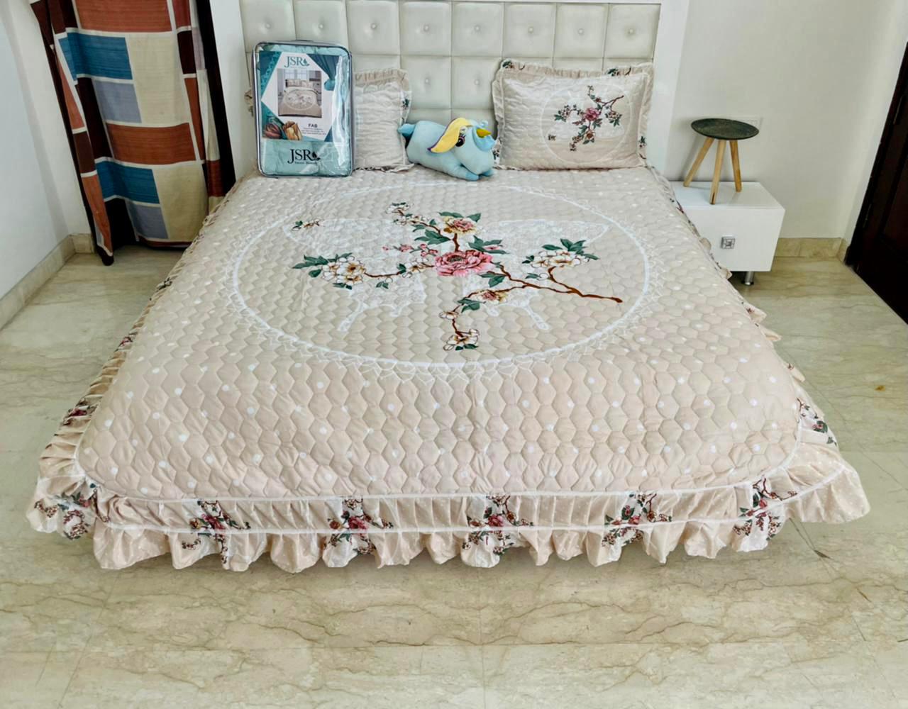 Quilted Bedcovers with pillow covers