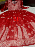 Chikankari Gown