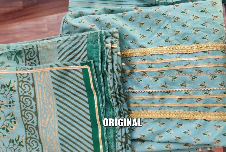Ethnic Gota work Kurta with Palazzo