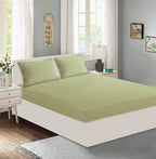 Satin Stripes King-Size Fitted Bedding Set