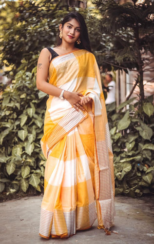 Soft Linen Silk Saree