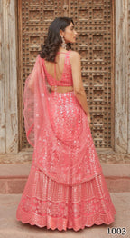 Organza Silk Lehengas