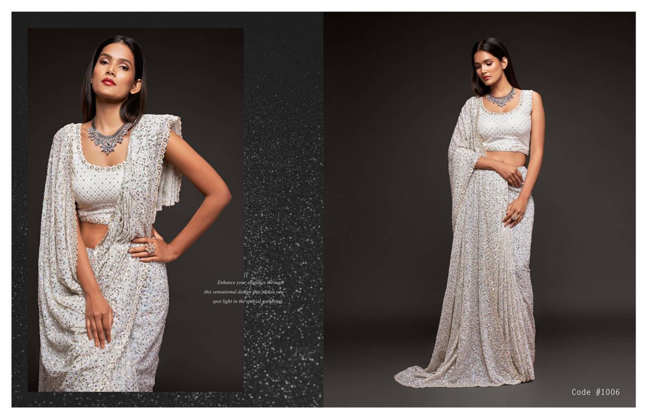 Starlit Sequins Party Sarees