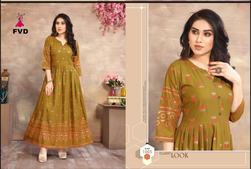 Golden City Long Gown