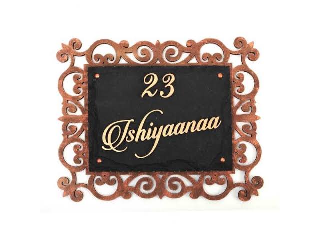 Decorative Name Plates