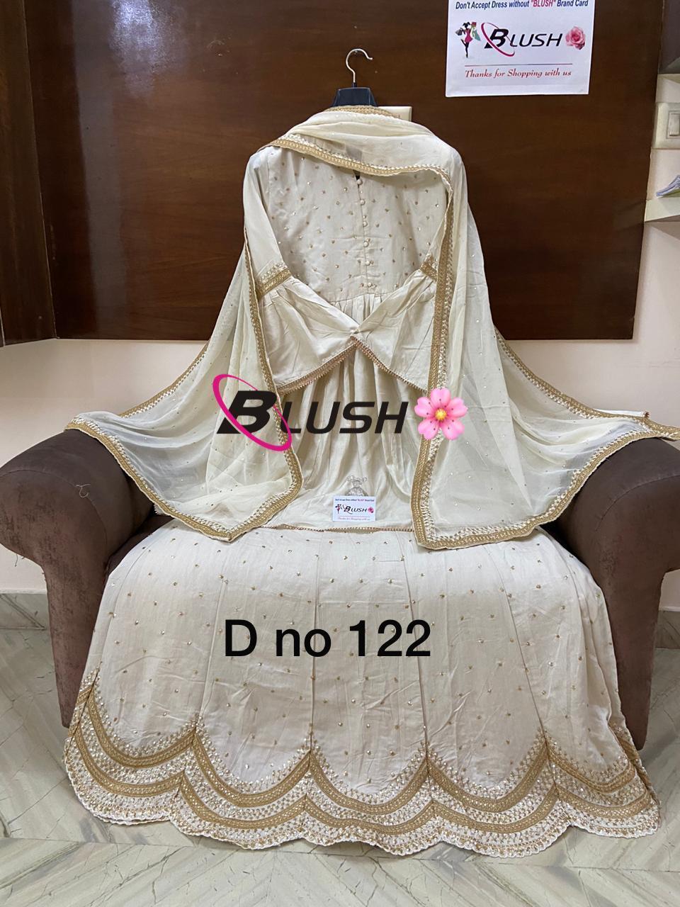 Muslin Cotton Stitched Kurta Skirt
