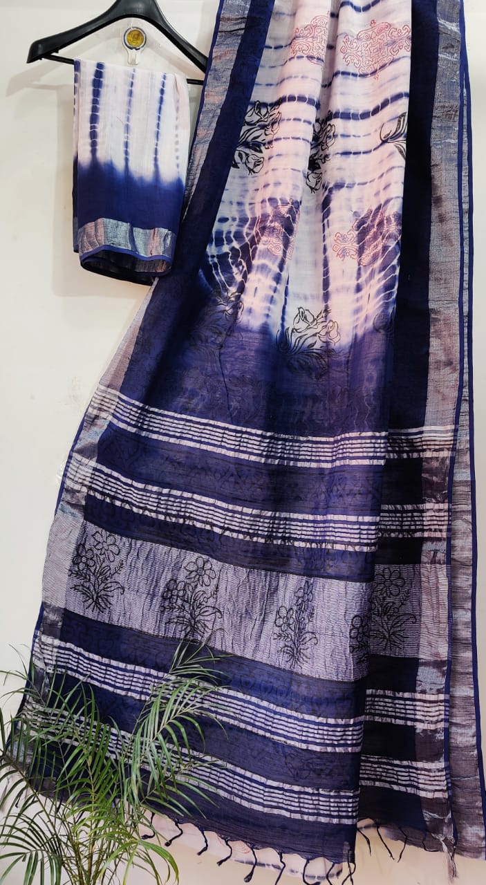 Mix-up collection Bagru Sarees