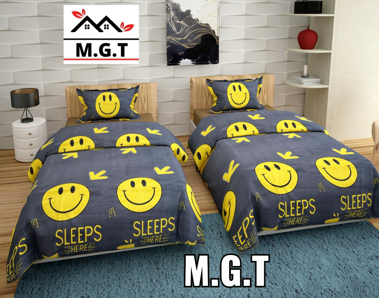 Single Bedsheets (2+2) (Toons collection)