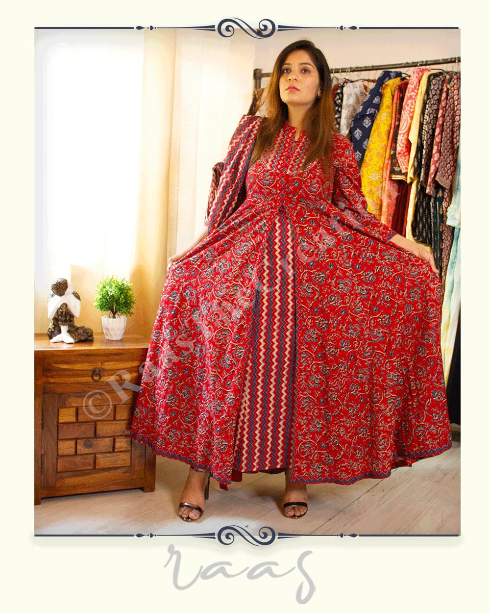Cotton Double Layered Gown