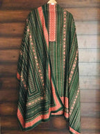 Velvet Suit with pashmina bottom