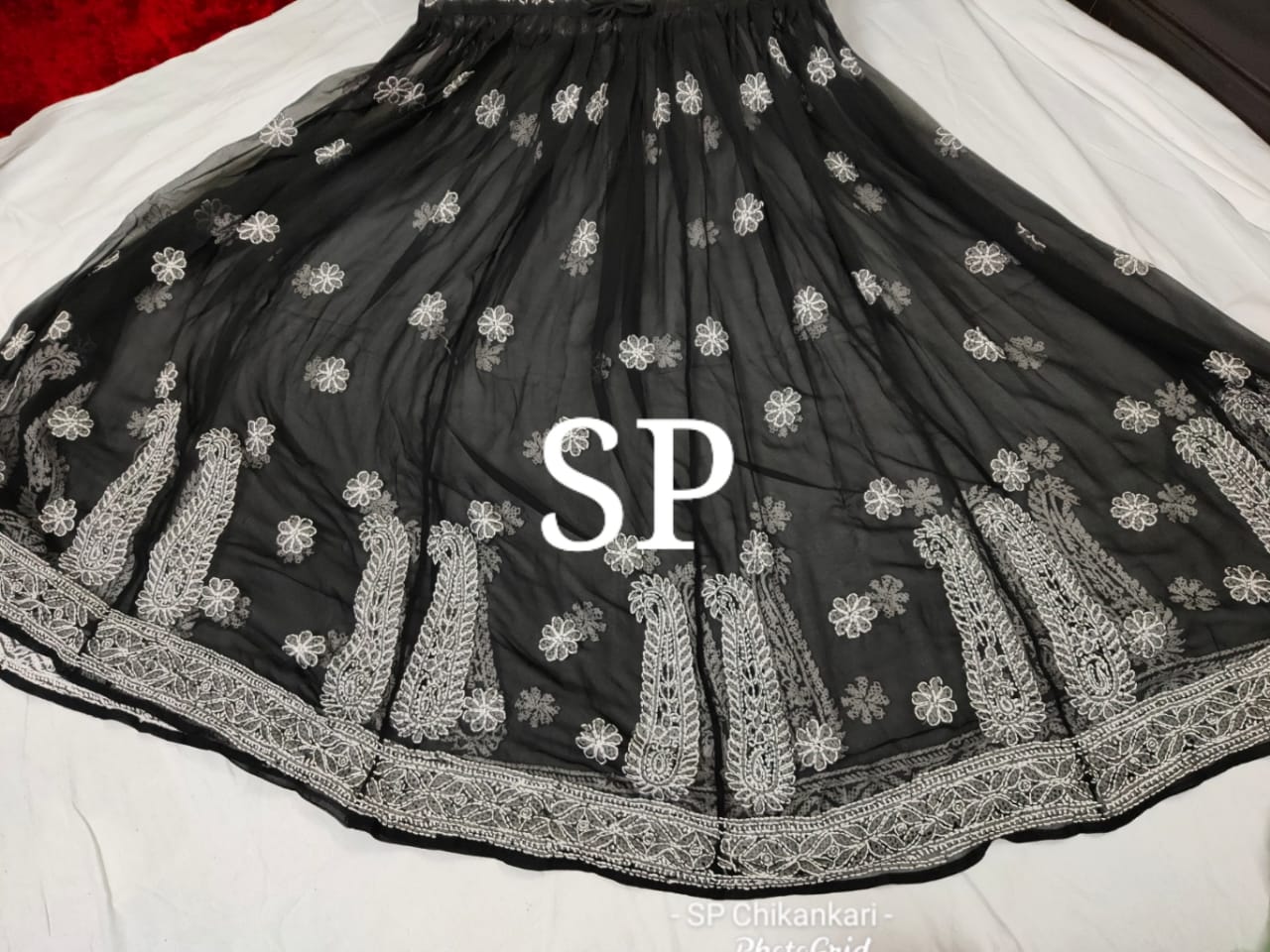 Chikankari Gown