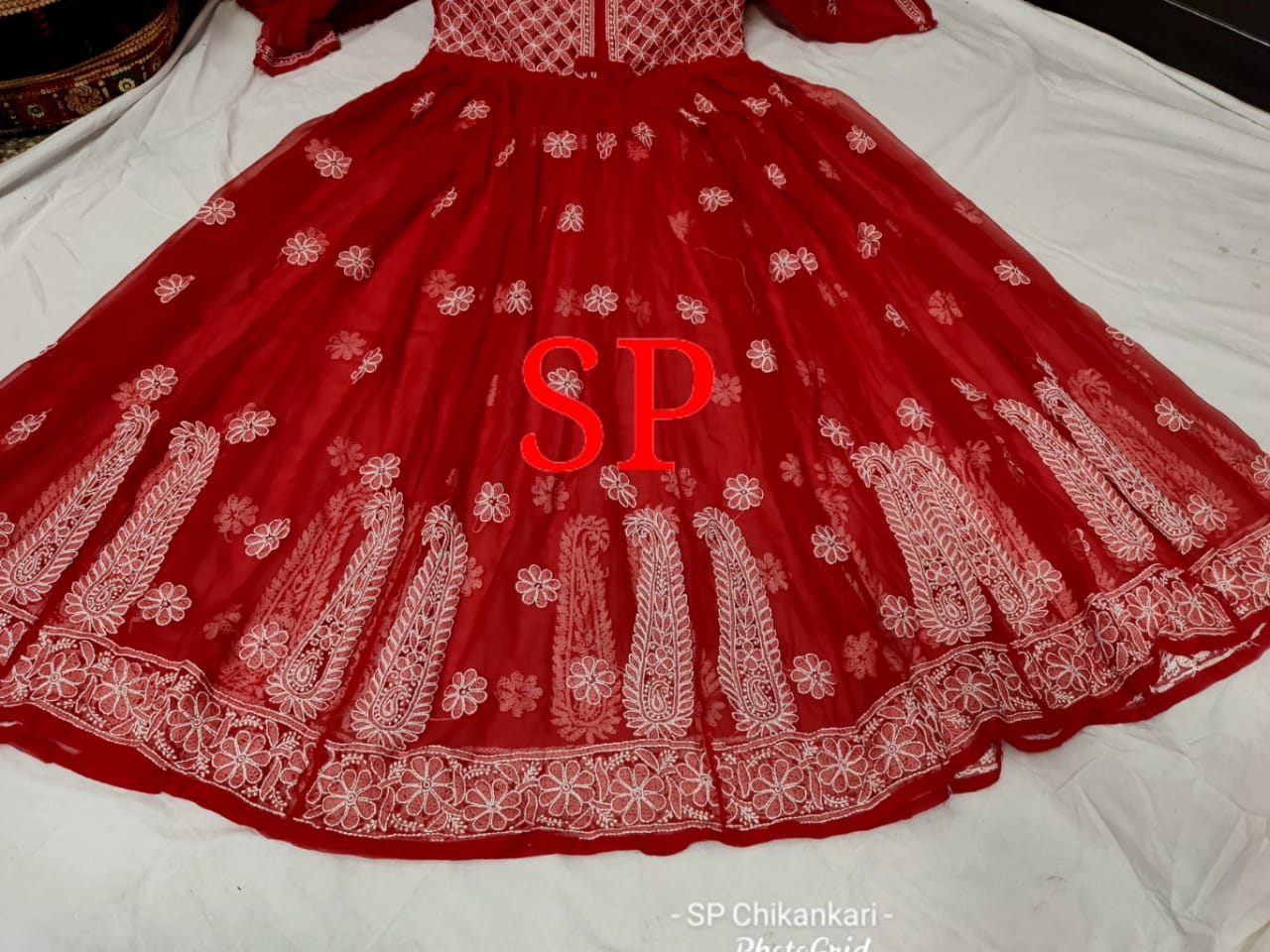 Chikankari Gown