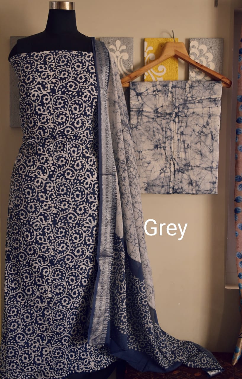 Real Wax Batik Cotton Suits