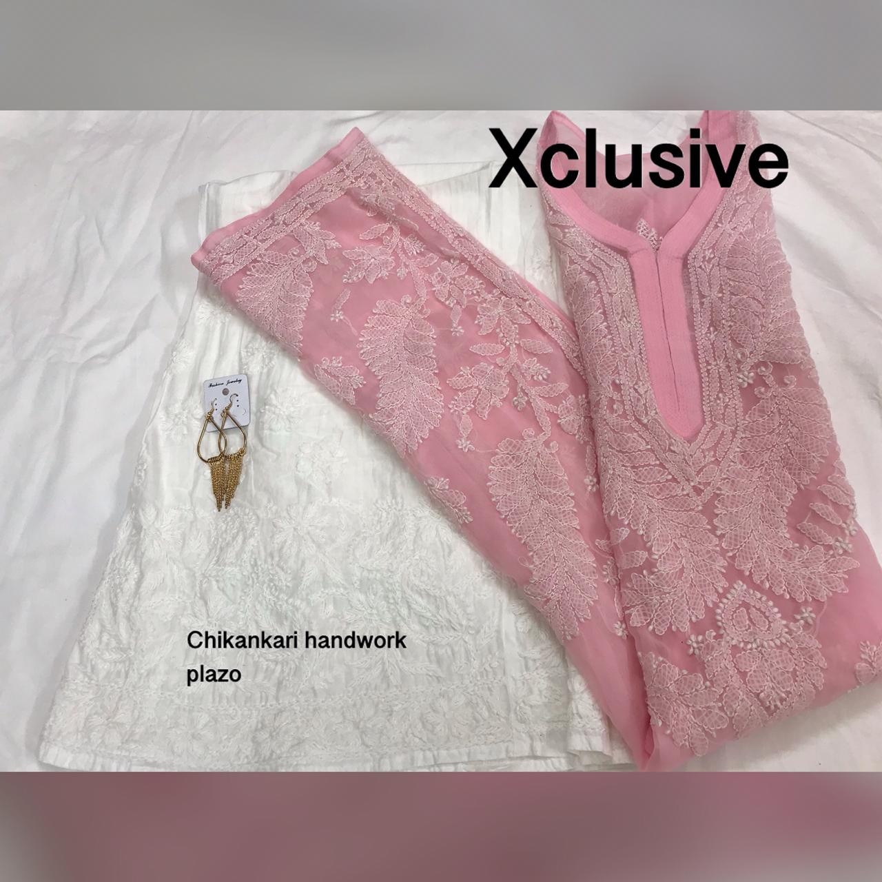 Chikankari Kurti Palazzos