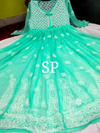 Chikankari Gown