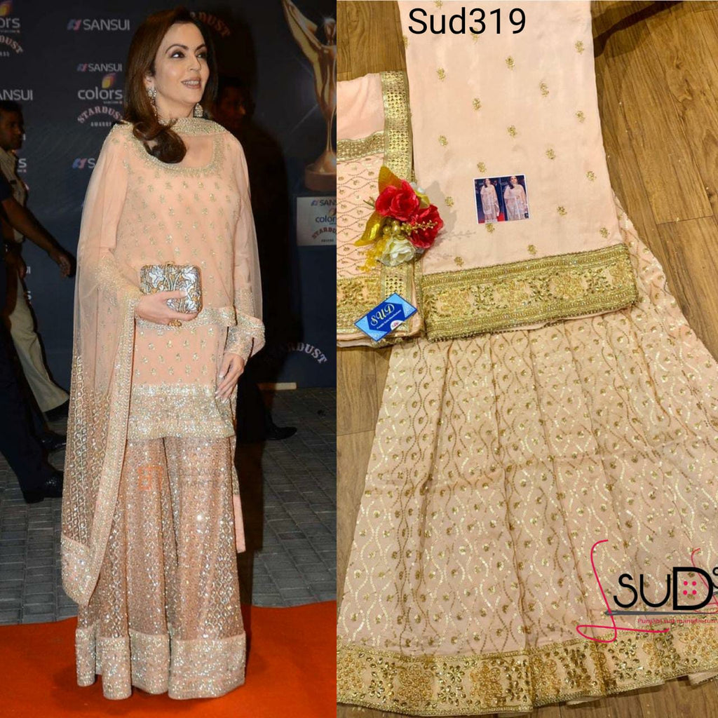 Uppada Silk with embroidery butti