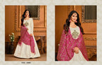 Taffeta Silk Gown with Dupatta