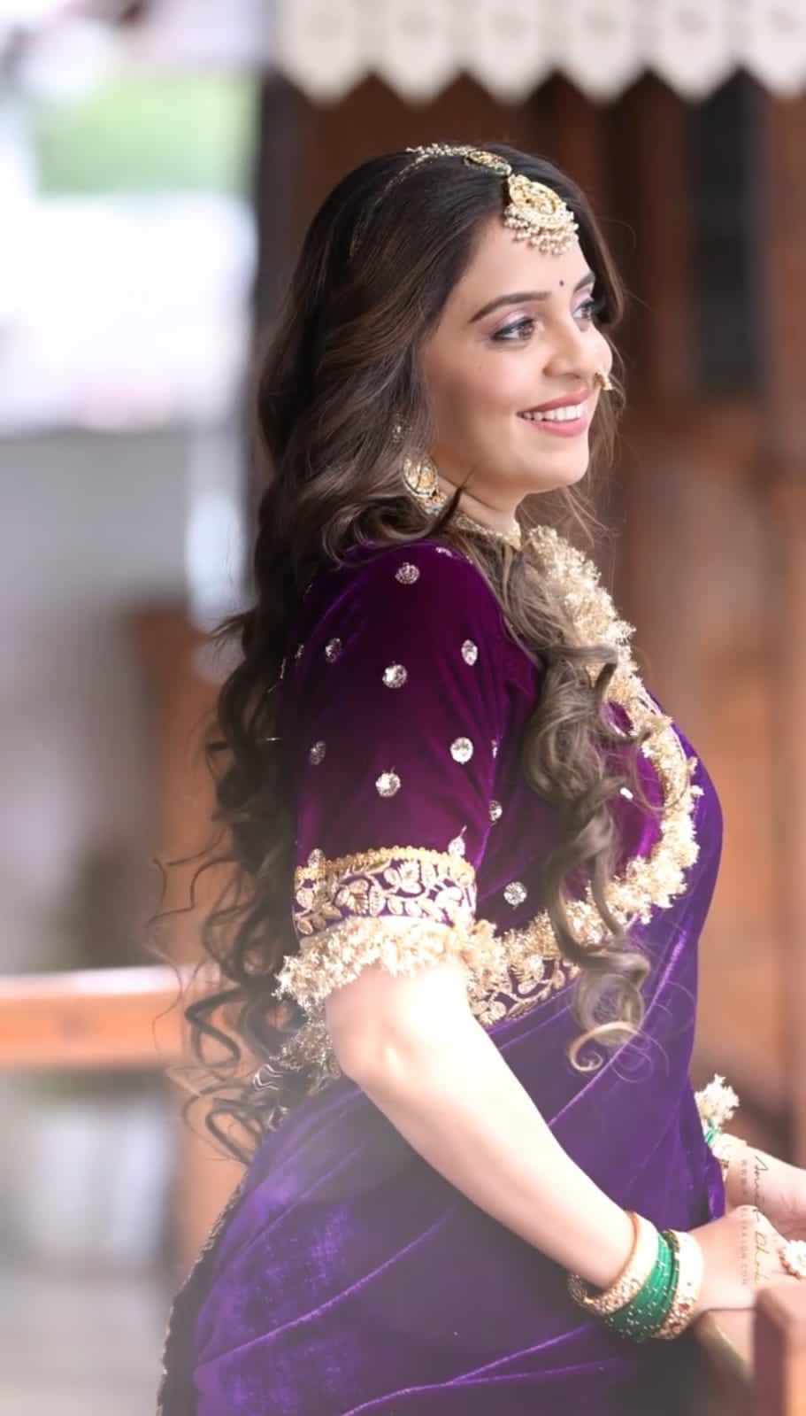 Designer Velvet Saree
