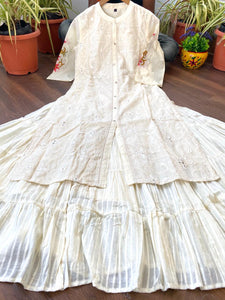 Beautiful Cotton Double layer dress