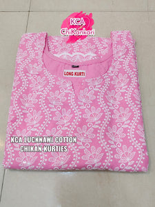 Lucknowi Chikan Long Kurti