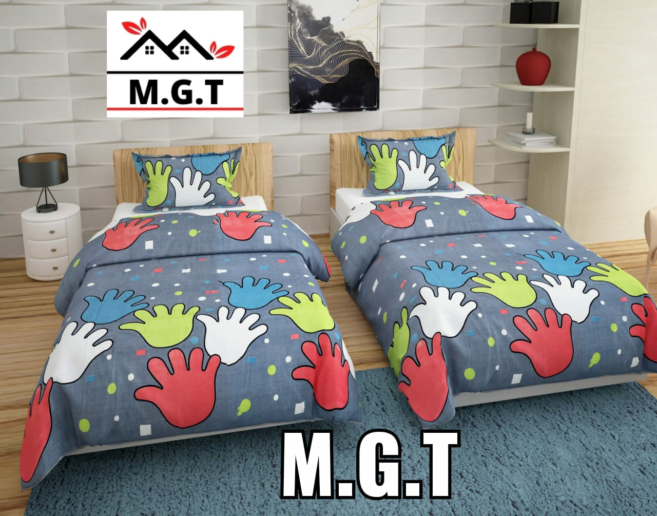 Single Bedsheets (2+2) (Toons collection)