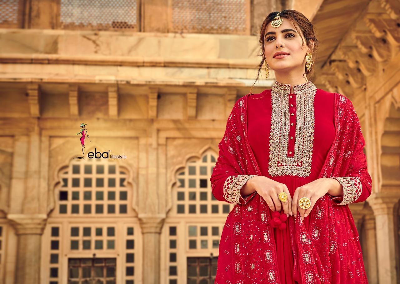 Georgette Embroidery Gown with Dupatta