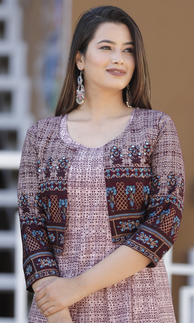 Beautiful Kurti with Jacket