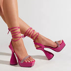 Tube Block Heels