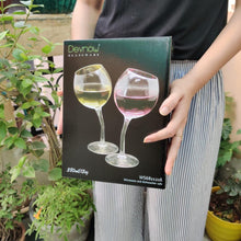 Load image into Gallery viewer, Tilted Couple Wine Glasses
