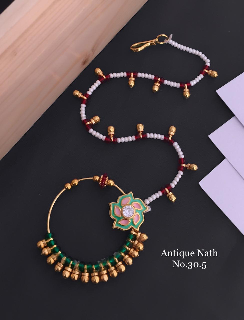 Antique Nose Ring (Nath)