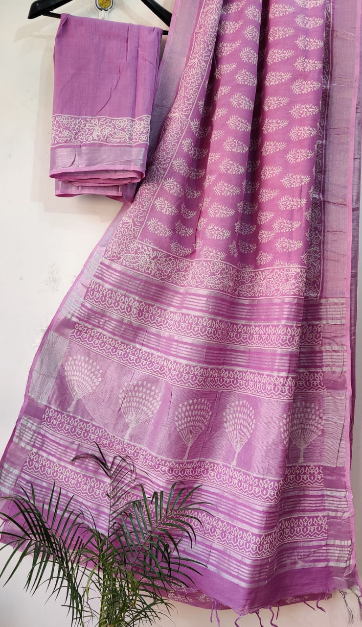 Mix-up collection Bagru Sarees