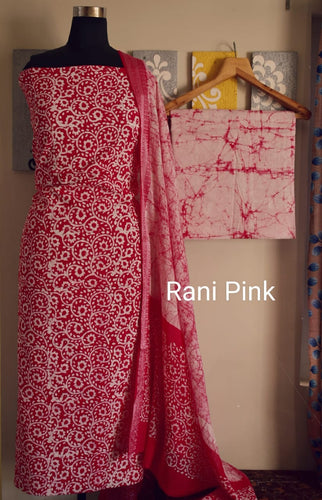 Real Wax Batik Cotton Suits