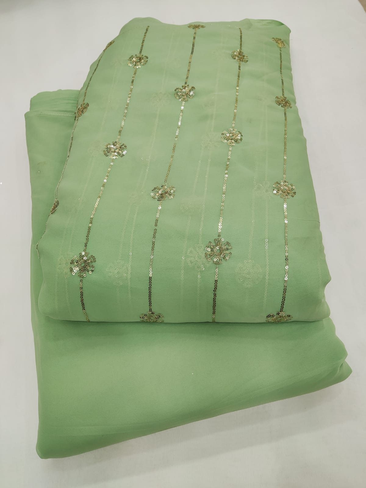 Beautiful Georgette Sequins Suits