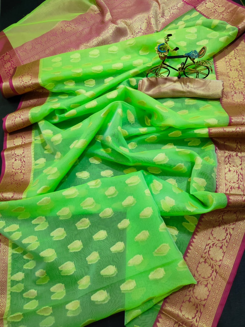 Benarsi Kora Organza Silk Sarees