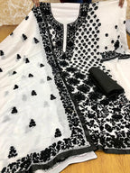 White and Black Georgette Collection