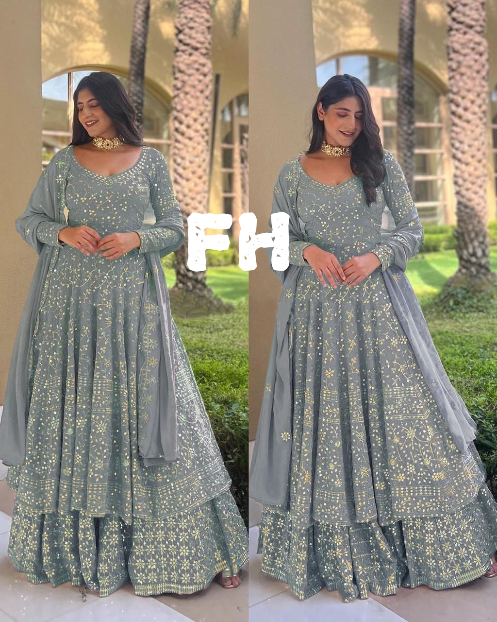 Beautiful Georgette Lehenga Stitched