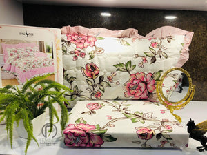 Rose Bud Designer Bedsheets