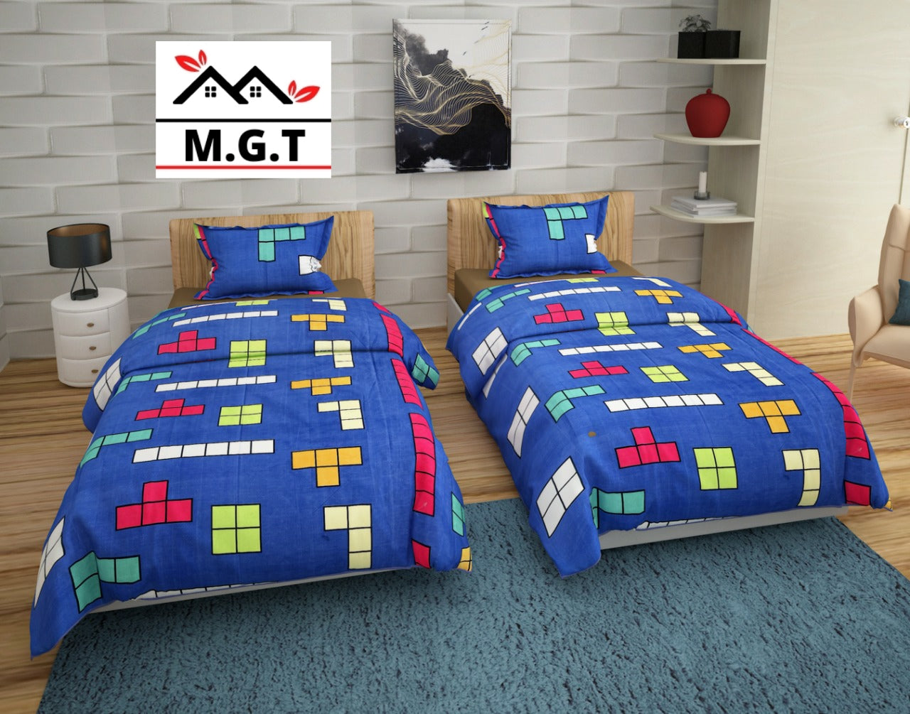 Single Bedsheets (2+2) (Toons collection)