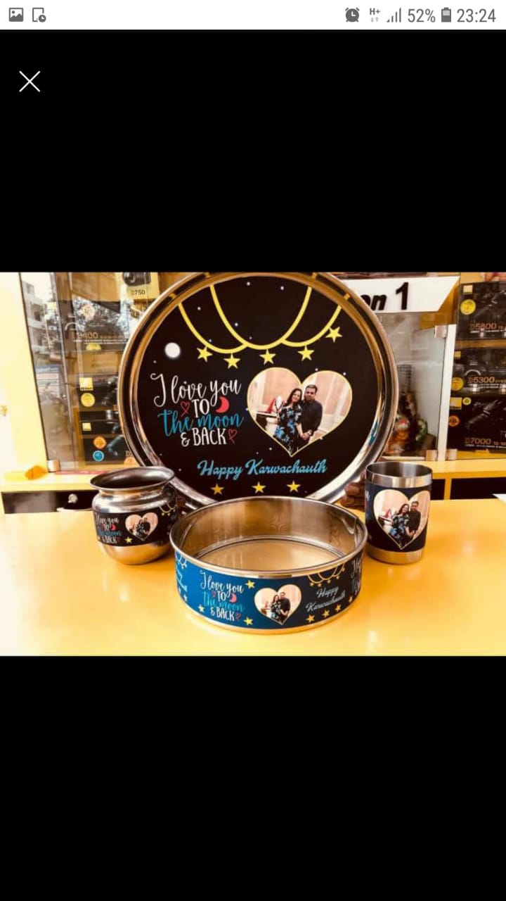 Customised Pooja Thalis (Karwachauth)