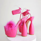 Tube Block Heels