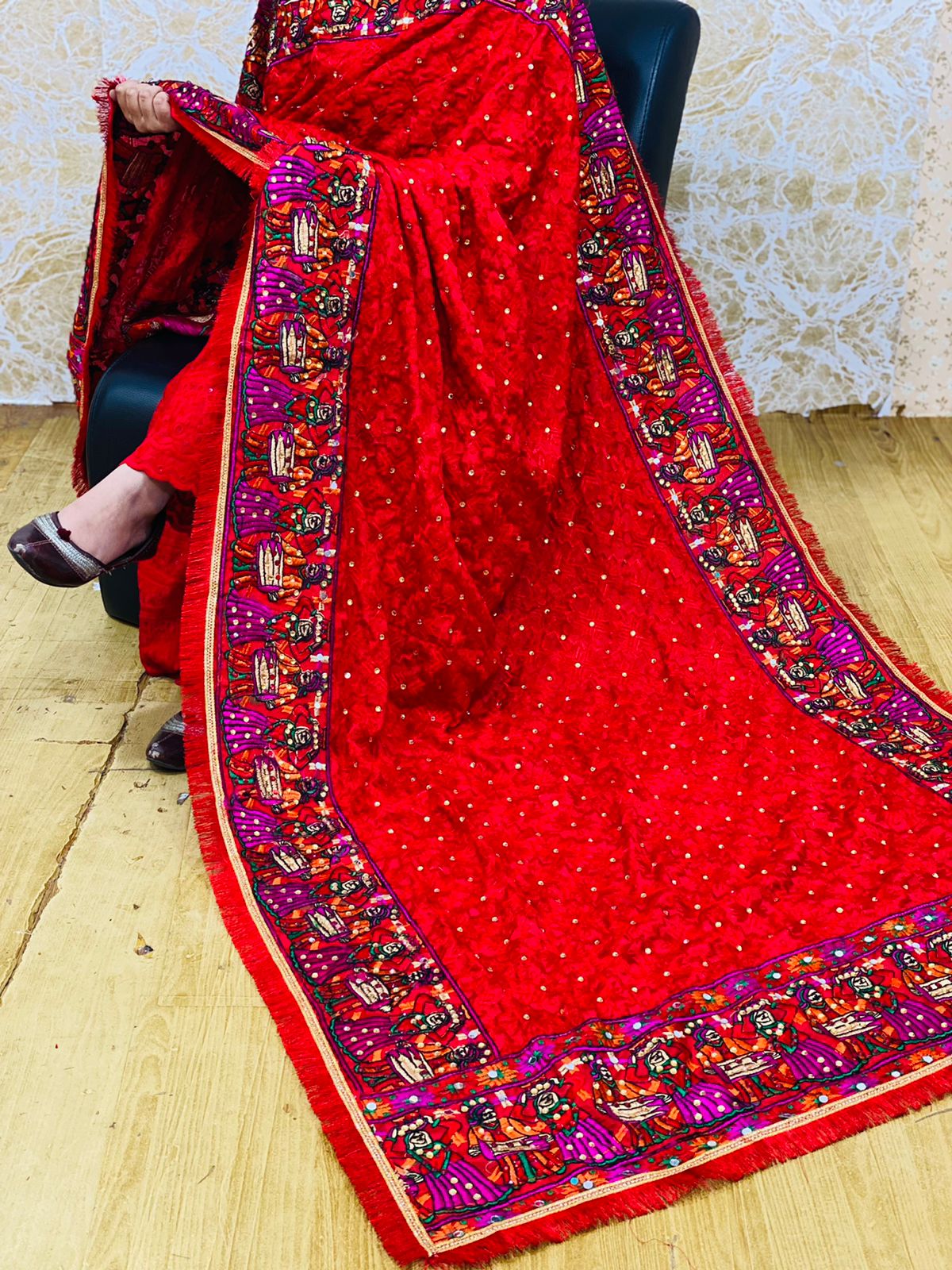 Full Jaal Phulkari Dupattas